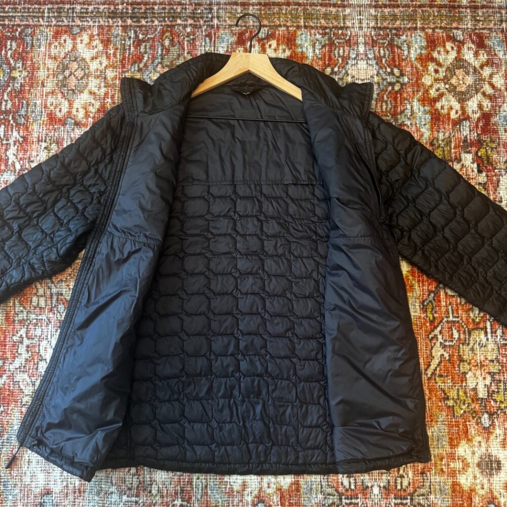 The North Face Eco Thermoball Full Zip Jacket Coat Puffer, Large, Black - Picture 4 of 13